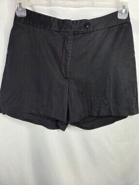 Work Order Vintage Dark Academia Black Shorts w/ Pockets Dressy or Casual Size 8